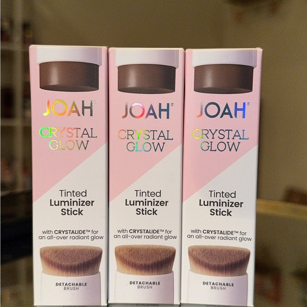 Joah Crystal Glow Tinted Luminizer Stick bundle Korean skin